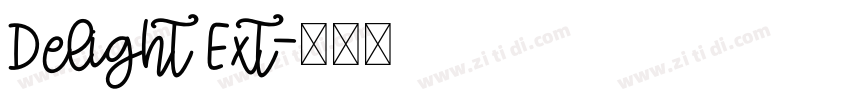 Delight Ext字体转换